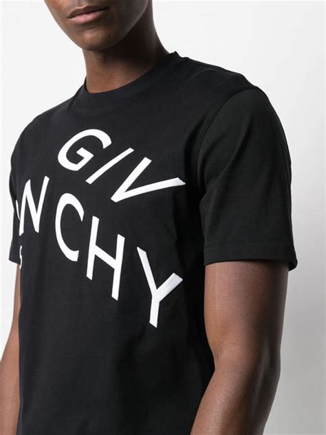 givenchy refracted embroidered t-shirt|GIVENCHY Refracted oversized embroidered t.